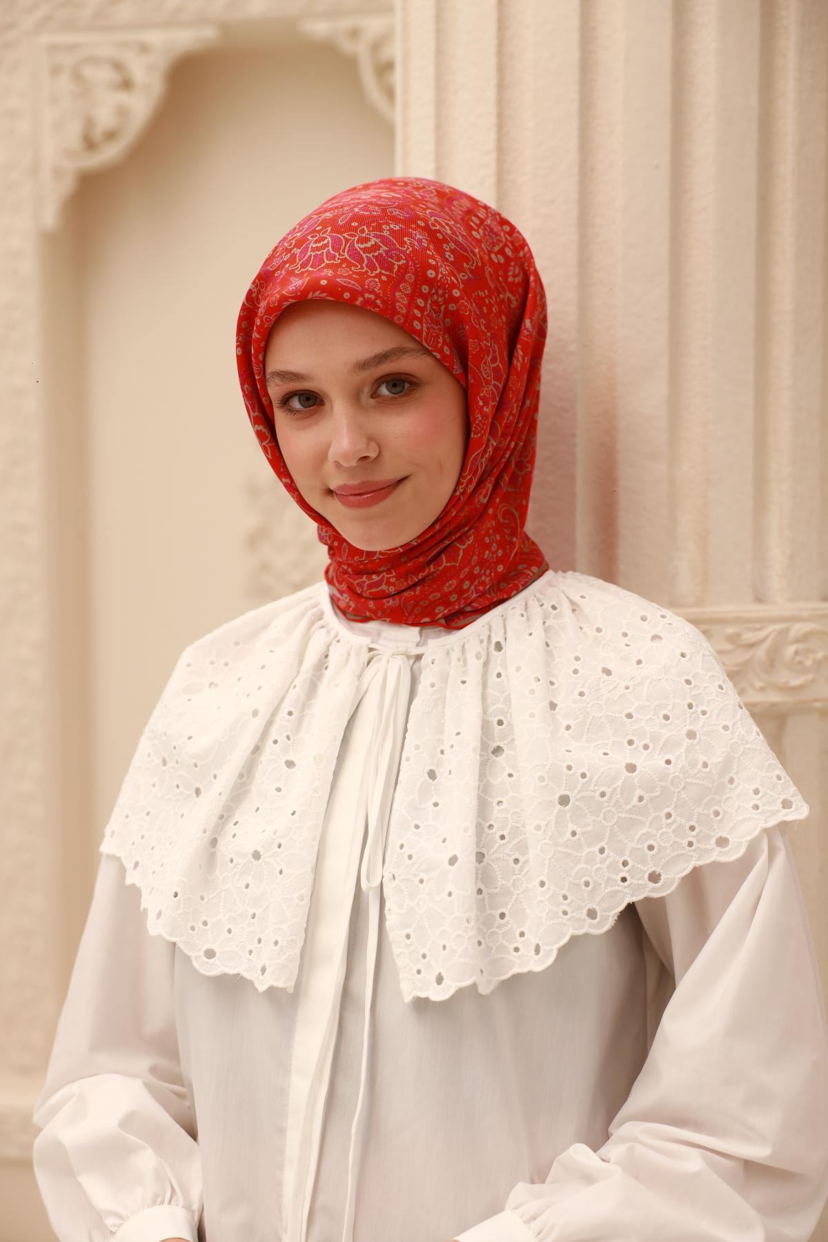 Organik Pamuk İpek EşarpSilk Home Organik Eşarp 79015-30