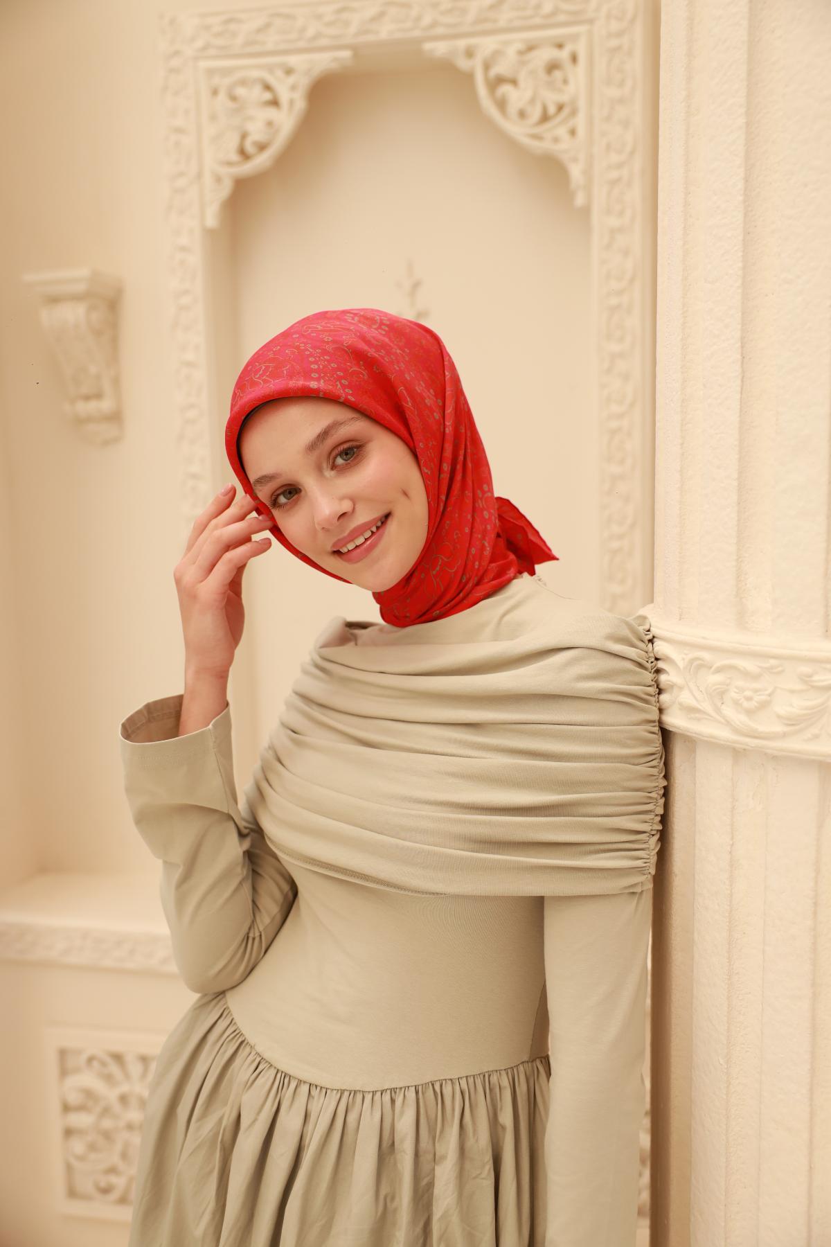 Organik Pamuk İpek EşarpSilk Home Organik Eşarp 79015-31