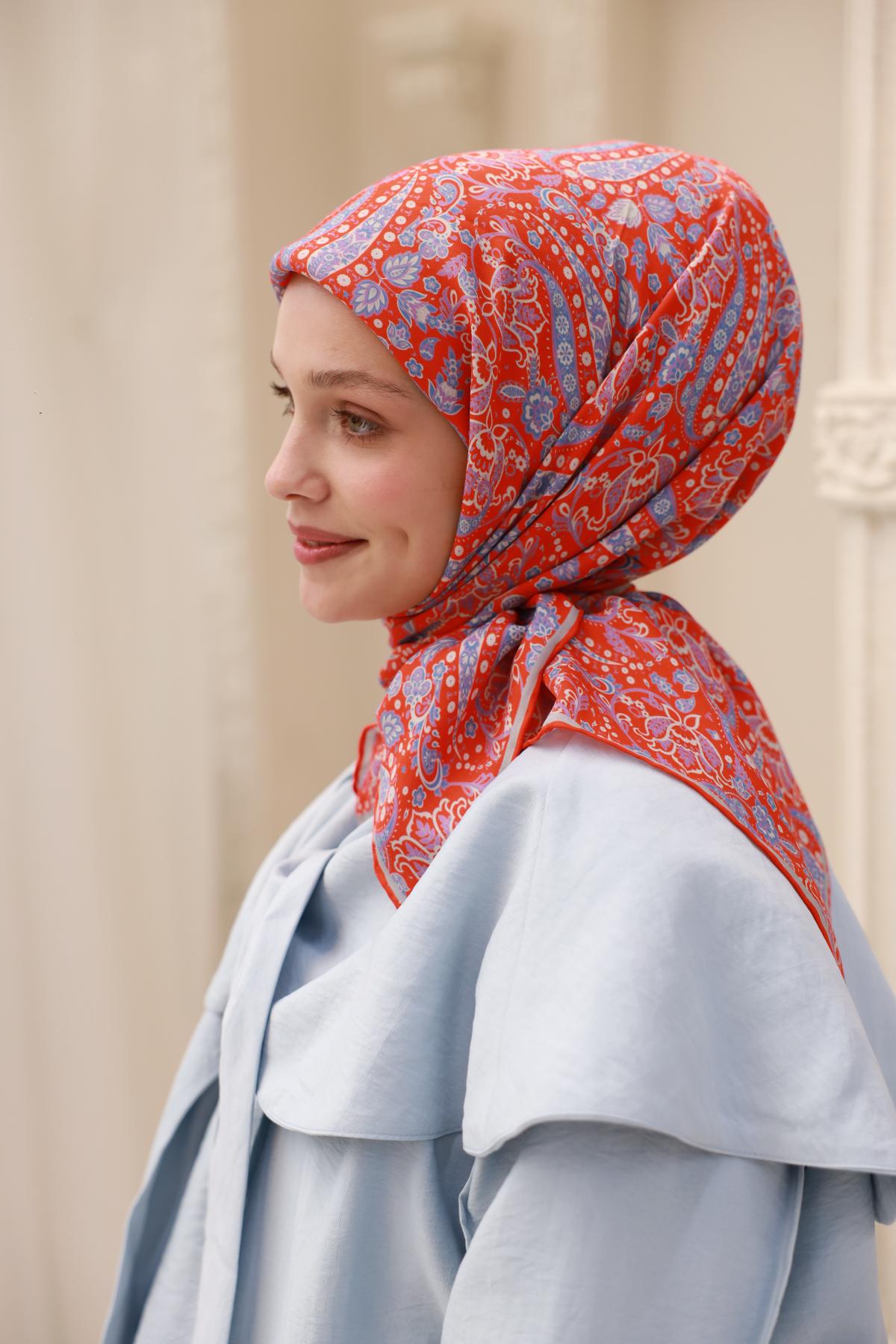 Organik Pamuk İpek EşarpSilk Home Organik Eşarp 79015-32