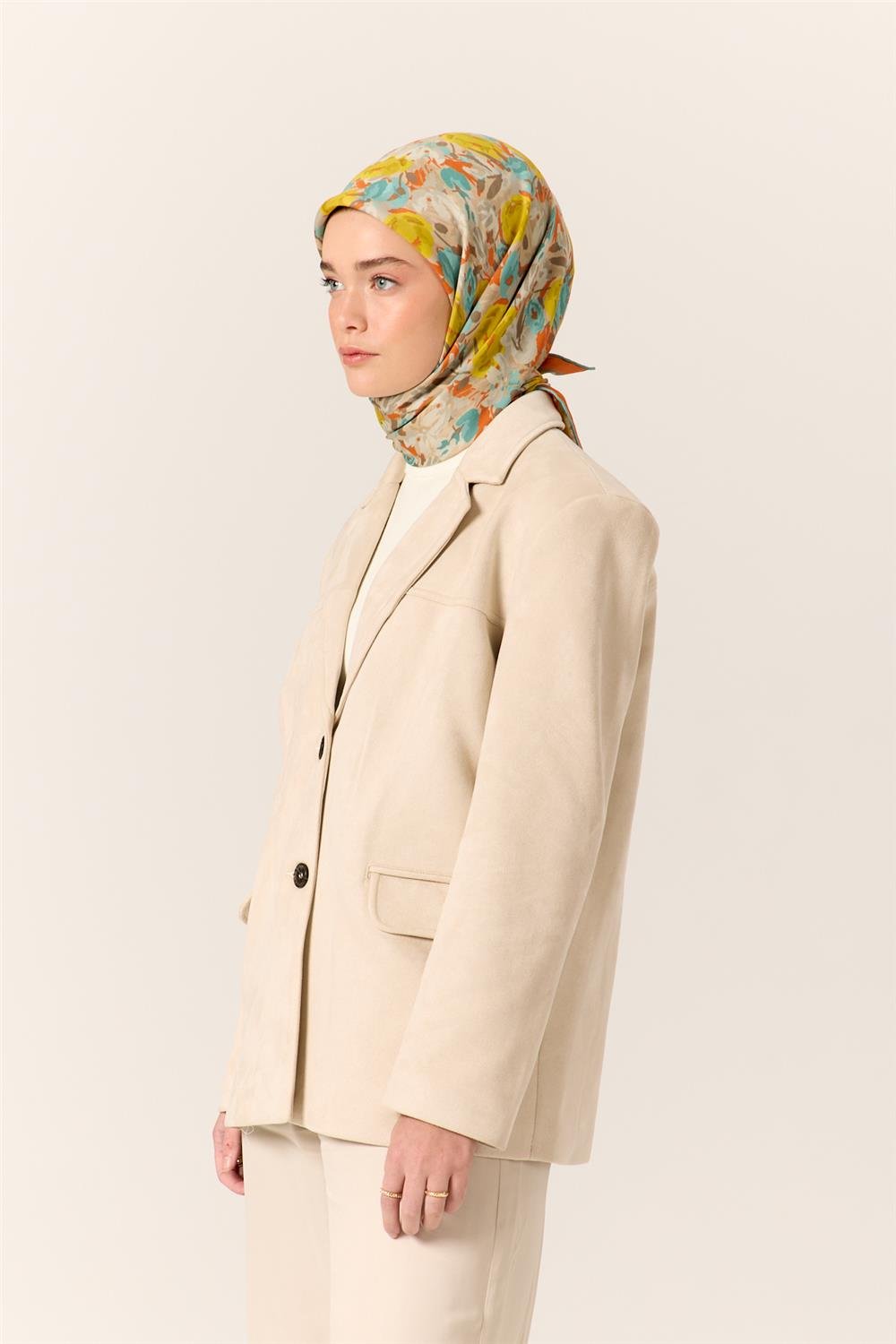 Organik Pamuk İpek EşarpSilk Home Organik Eşarp 79016-06