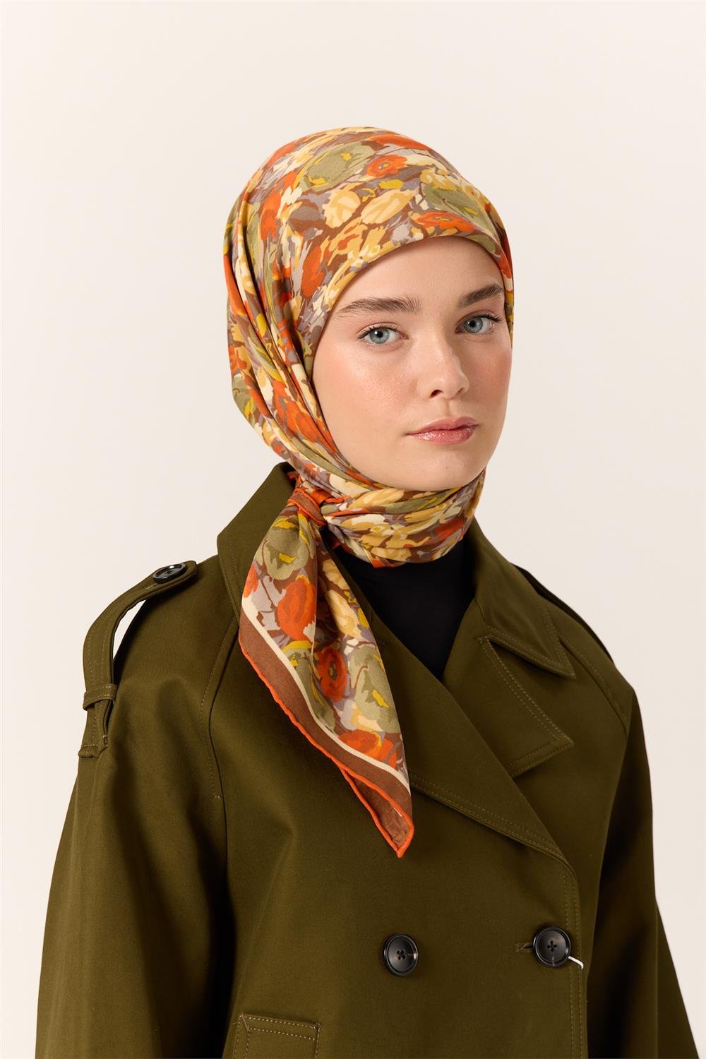 Organik Pamuk İpek EşarpSilk Home Organik Eşarp 79016-10