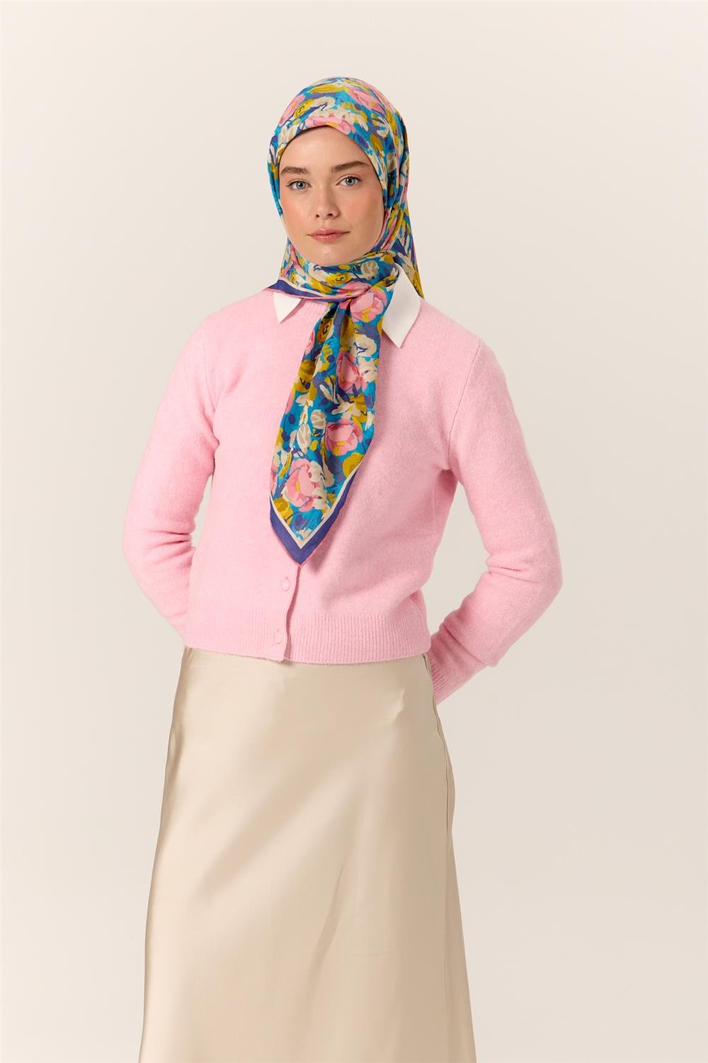 Organik Pamuk İpek EşarpSilk Home Organik Eşarp 79016-13