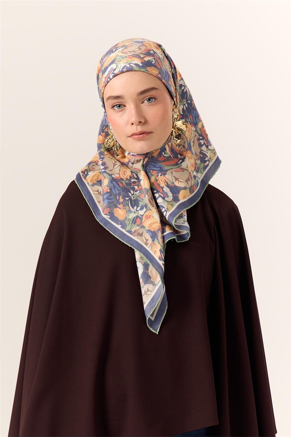 Organik Pamuk İpek EşarpSilk Home Organik Eşarp 79016-14