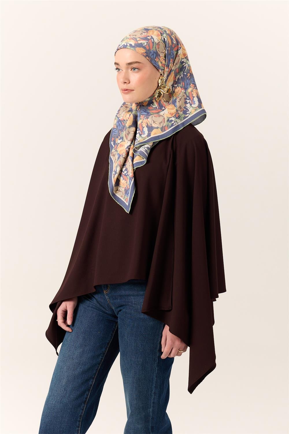 Organik Pamuk İpek EşarpSilk Home Organik Eşarp 79016-14