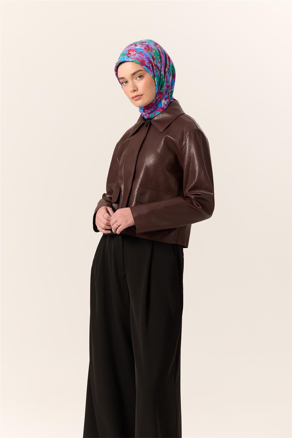 Organik Pamuk İpek EşarpSilk Home Organik Eşarp 79016-16