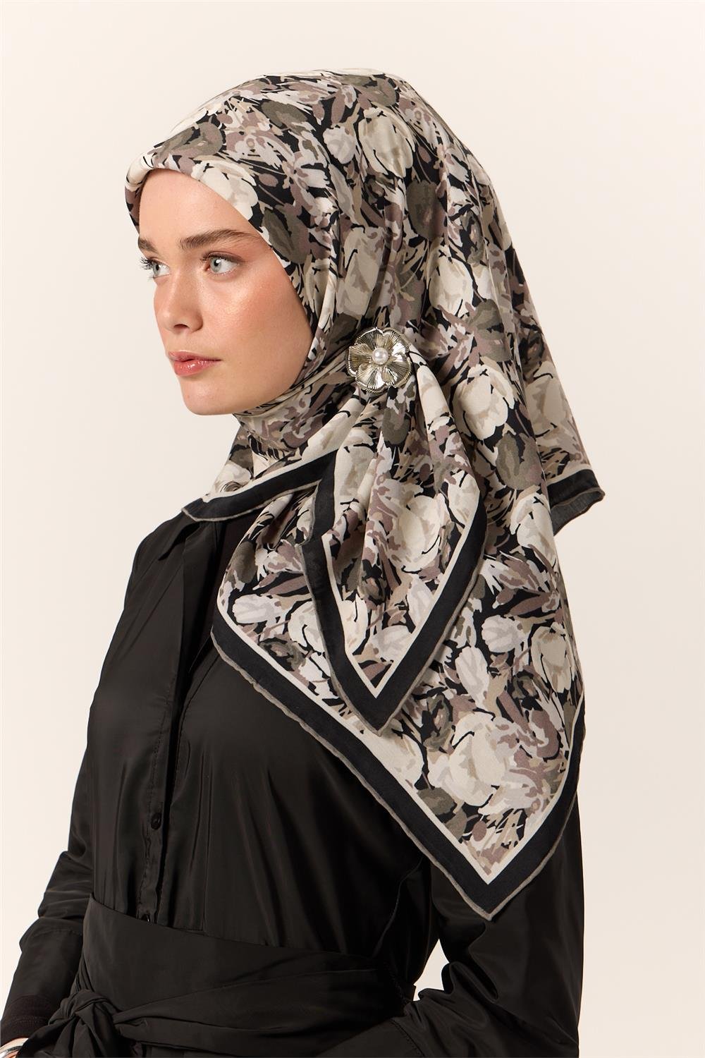 Organik Pamuk İpek EşarpSilk Home Organik Eşarp 79016-19