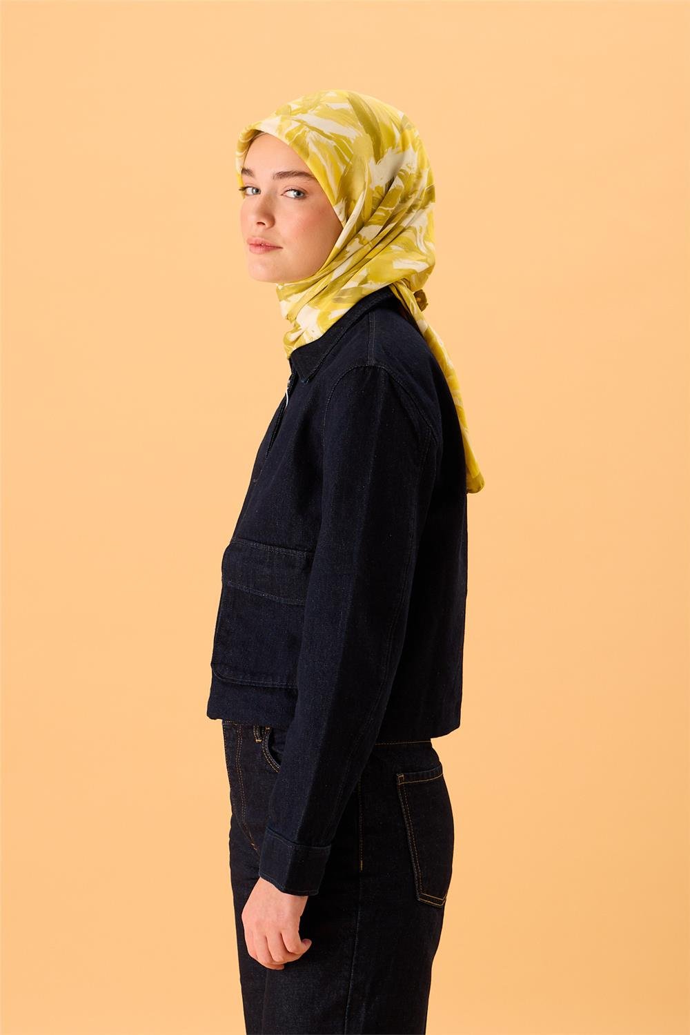 Organik Pamuk İpek EşarpSilk Home Organik Eşarp 79017-01