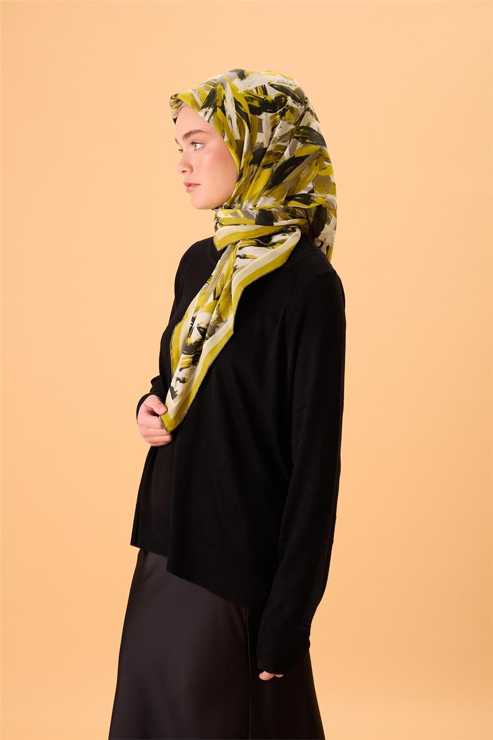 Organik Pamuk İpek EşarpSilk Home Organik Eşarp 79017-04