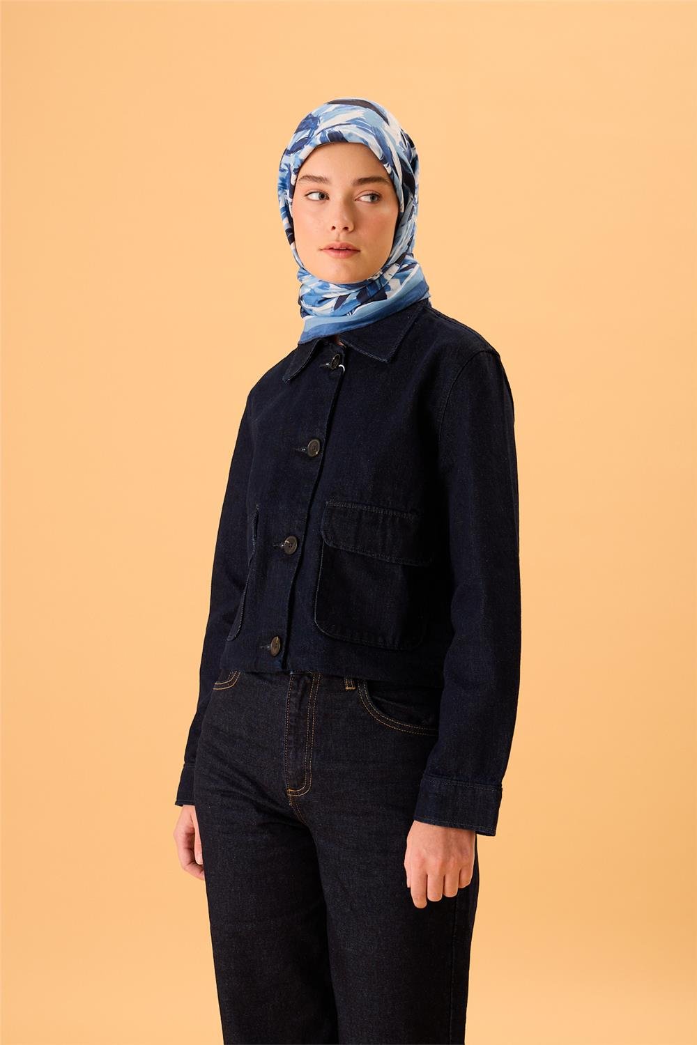 Organik Pamuk İpek EşarpSilk Home Organik Eşarp 79017-08