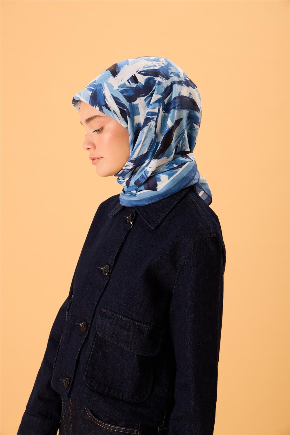 Organik Pamuk İpek EşarpSilk Home Organik Eşarp 79017-08