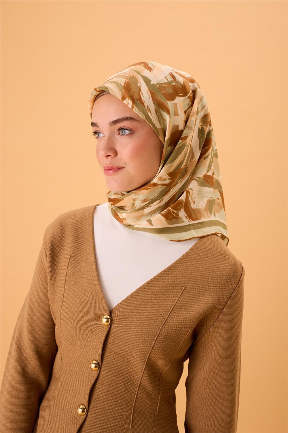 Organik Pamuk İpek EşarpSilk Home Organik Eşarp 79017-09