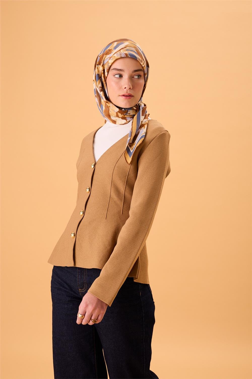 Organik Pamuk İpek EşarpSilk Home Organik Eşarp 79017-12