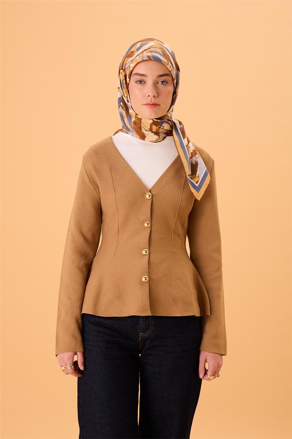 Organik Pamuk İpek EşarpSilk Home Organik Eşarp 79017-12