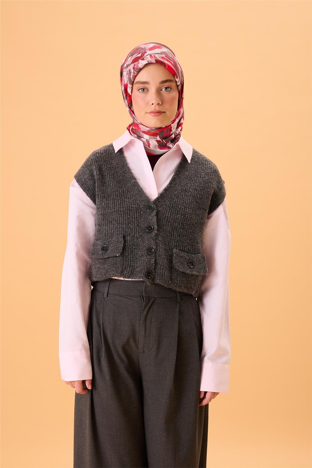 Organik Pamuk İpek EşarpSilk Home Organik Eşarp 79017-18