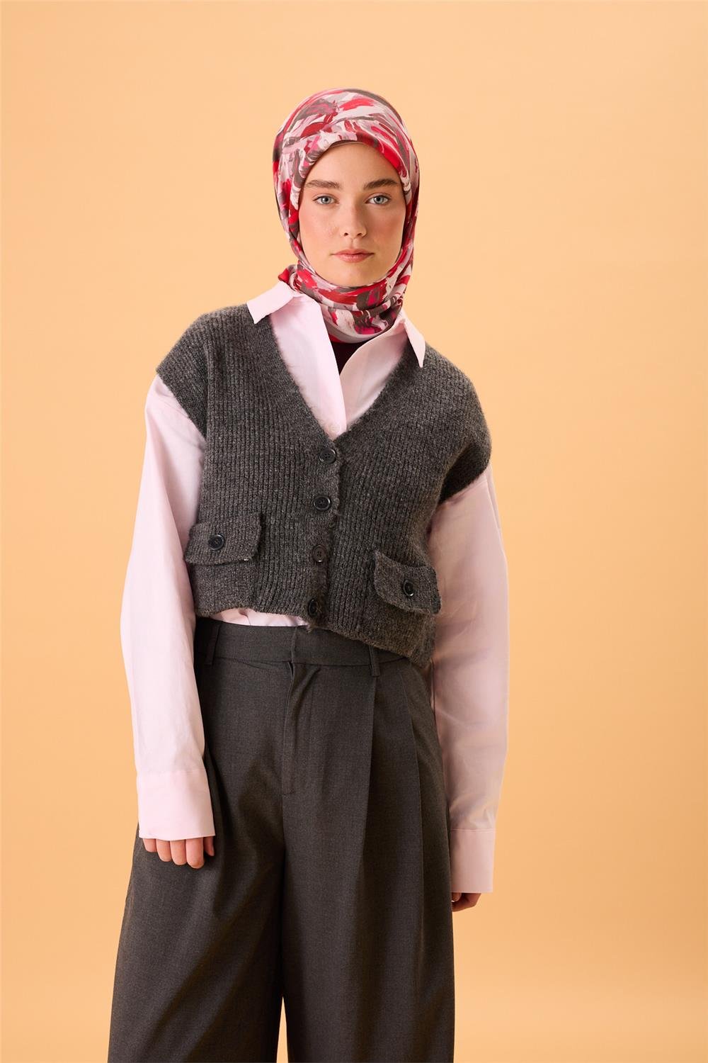 Organik Pamuk İpek EşarpSilk Home Organik Eşarp 79017-18