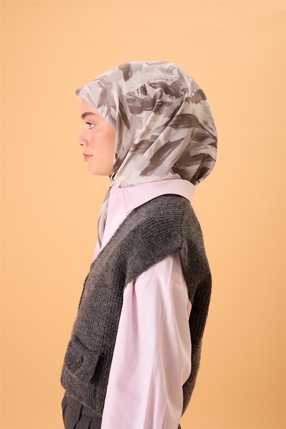 Organik Pamuk İpek EşarpSilk Home Organik Eşarp 79017-19