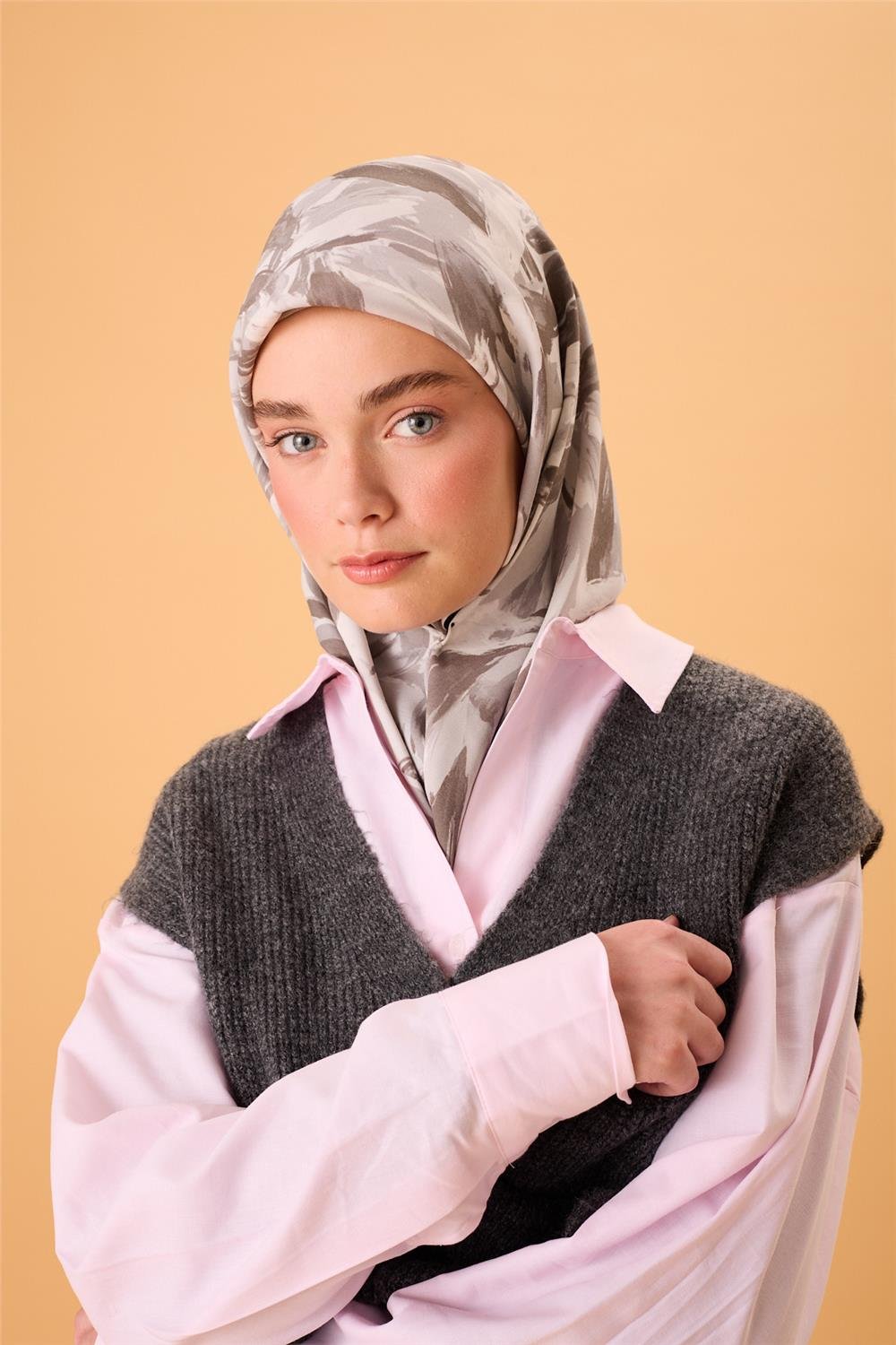 Organik Pamuk İpek EşarpSilk Home Organik Eşarp 79017-19