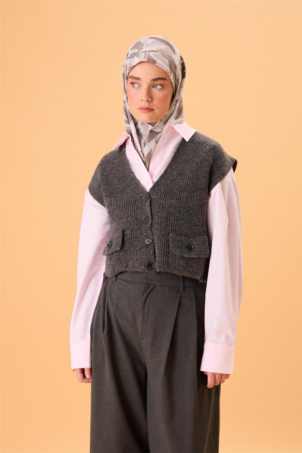 Organik Pamuk İpek EşarpSilk Home Organik Eşarp 79017-19