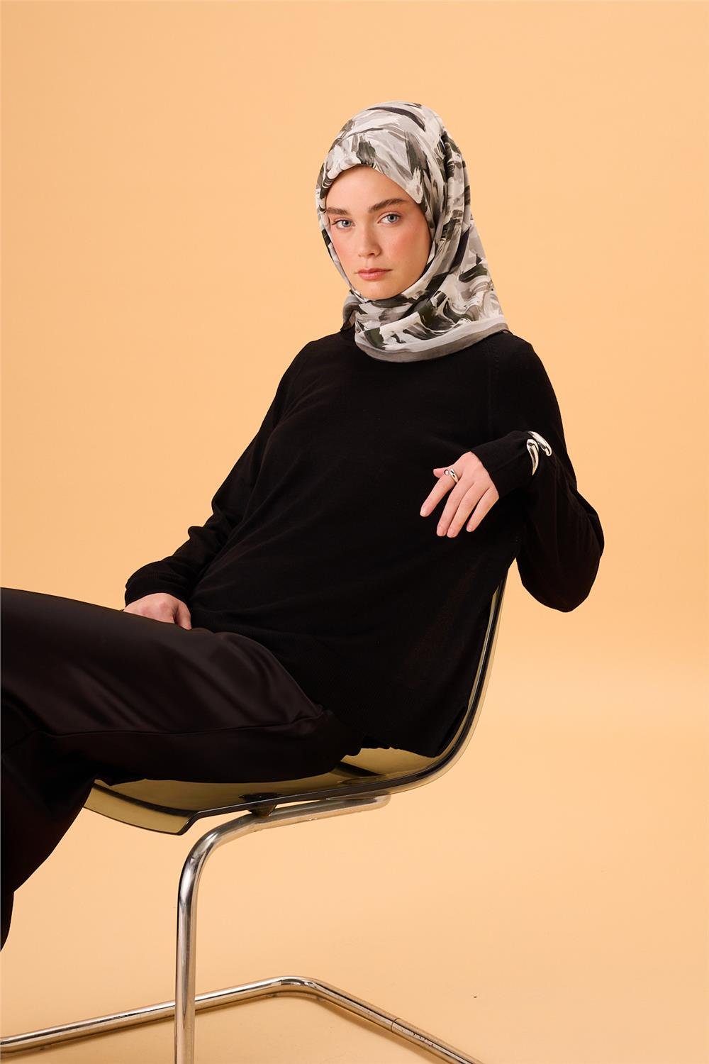 Organik Pamuk İpek EşarpSilk Home Organik Eşarp 79017-20