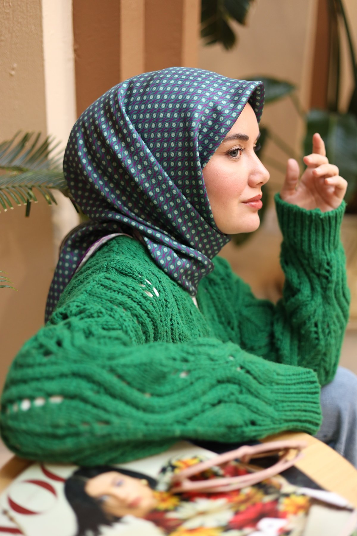 Silk Home Organik Pamuk İpek Eşarp 79013-27