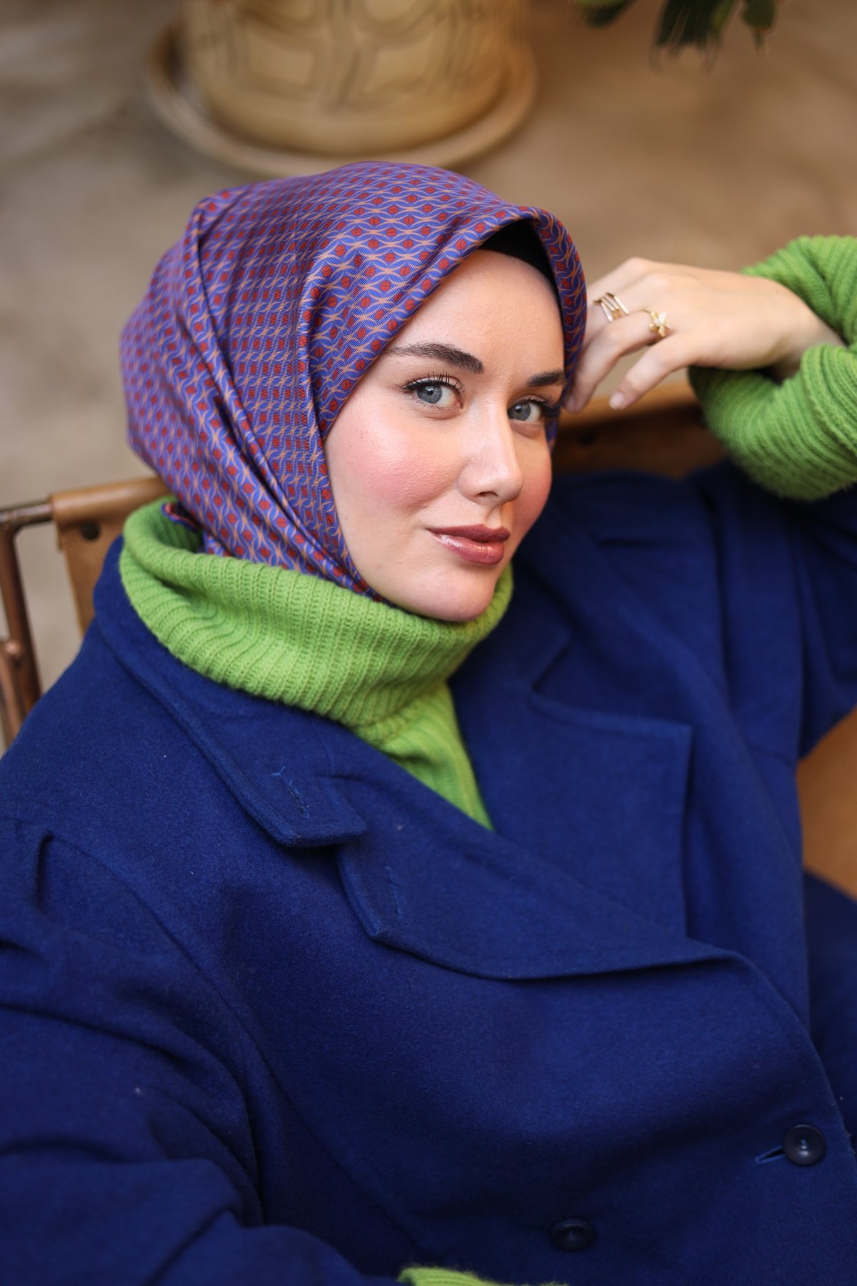 Silk Home Organik Pamuk İpek Eşarp 79013-18