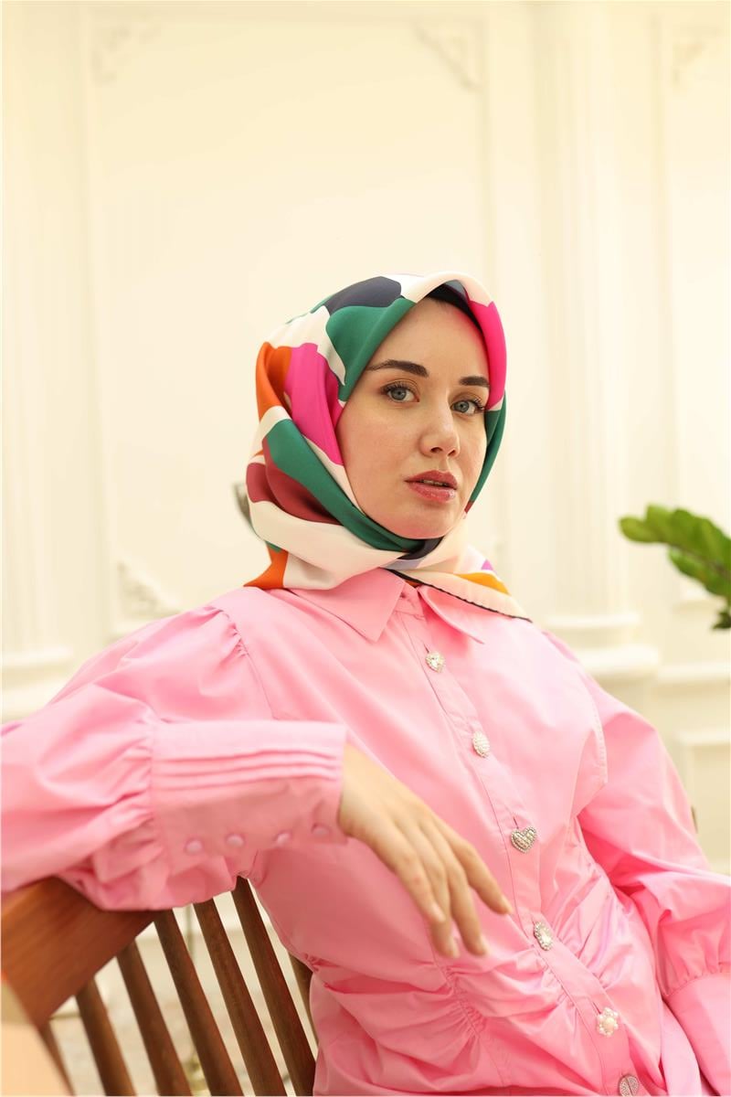 Silk Home Sura (Saten) İpek Eşarp 11398-S07