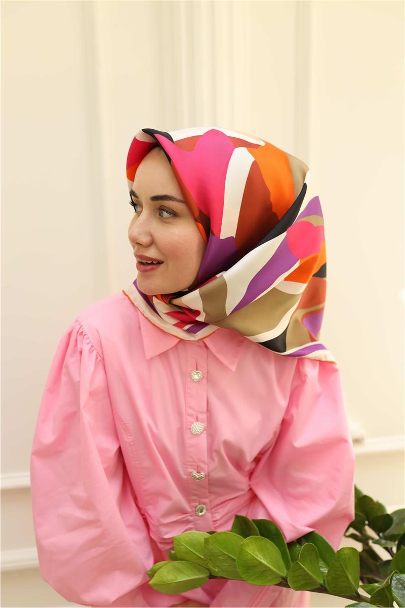 Silk Home Sura (Saten) İpek Eşarp 11398-S10