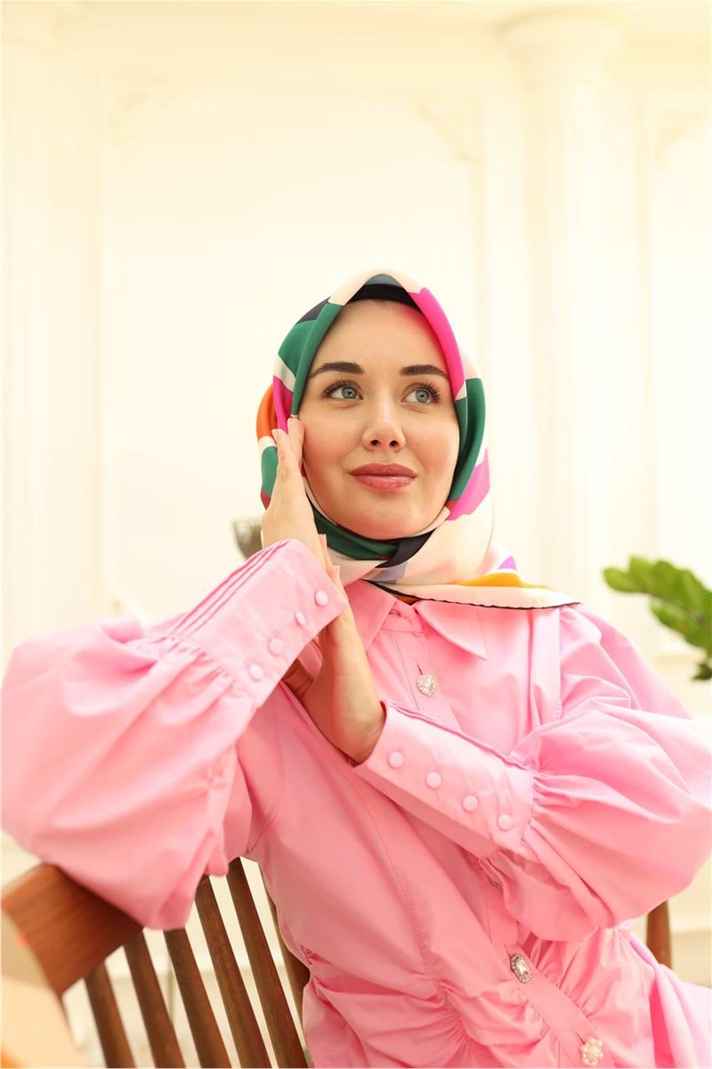 Silk Home Sura (Saten) İpek Eşarp 11398-S07