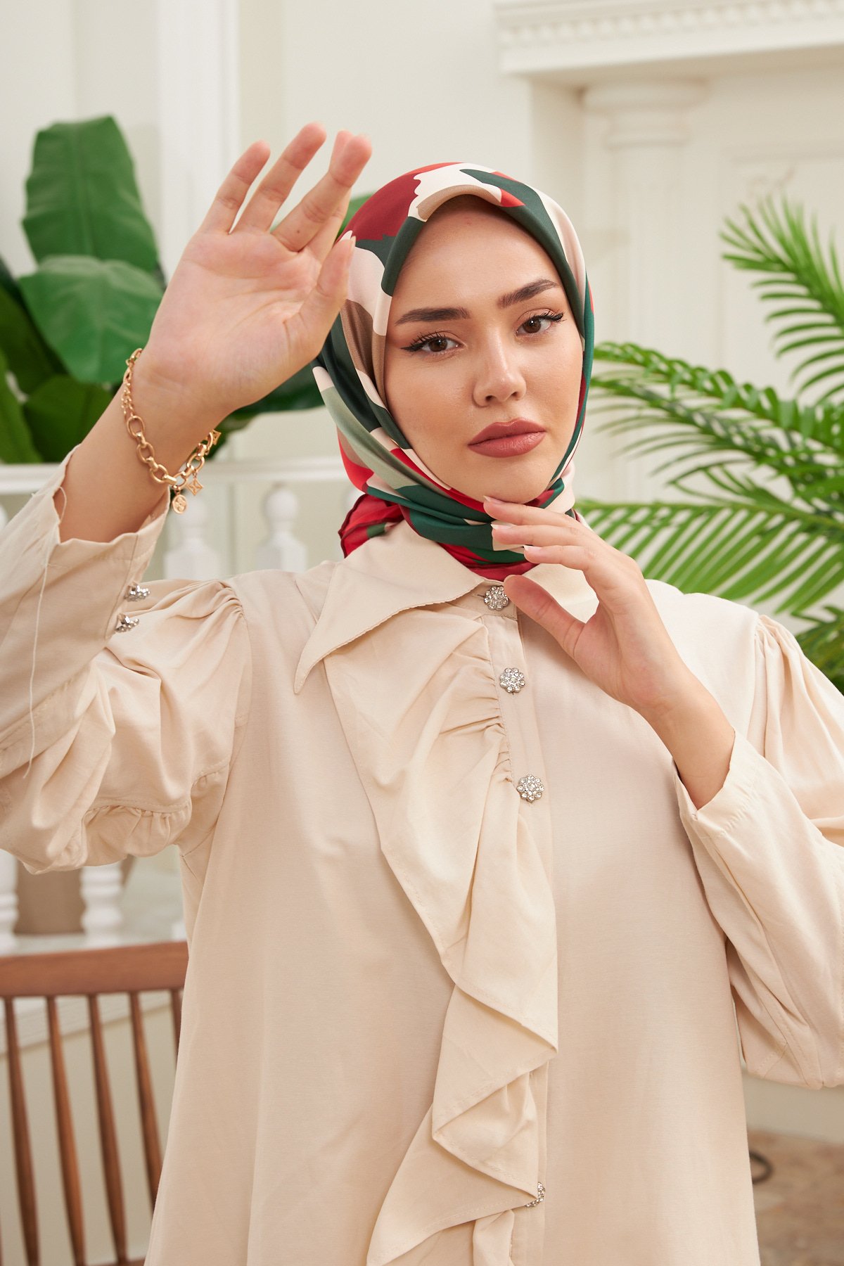 Silk Home Sura (Saten) İpek Eşarp 11398-S47