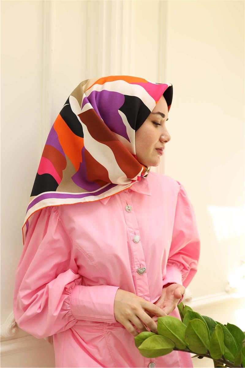 Silk Home Sura (Saten) İpek Eşarp 11398-S10