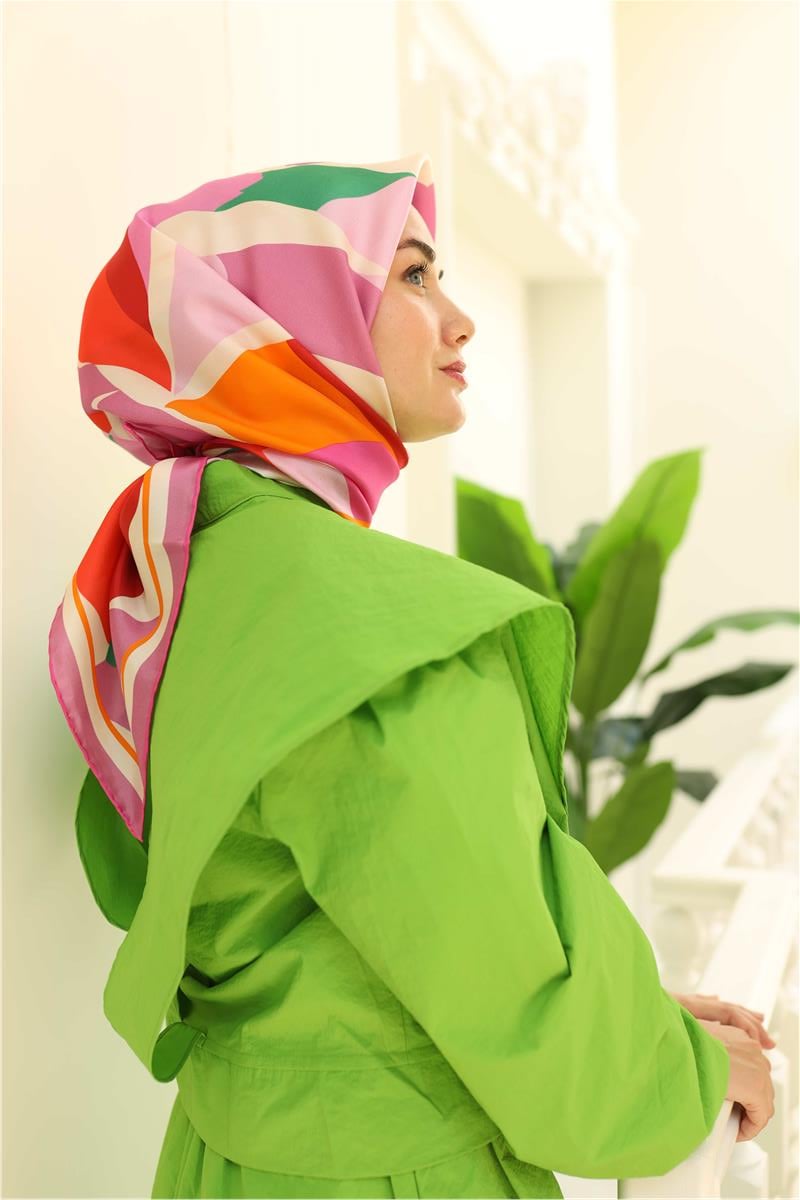 Silk Home Sura (Saten) İpek Eşarp 11398-S23