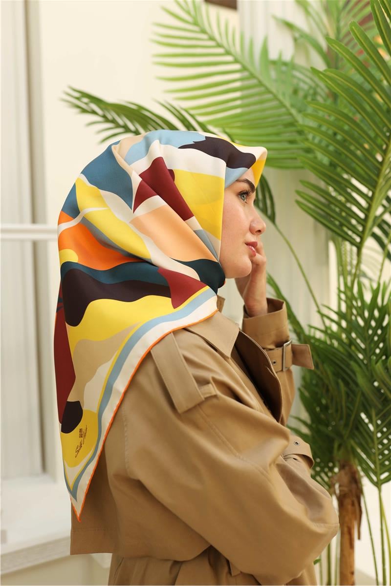 Silk Home Sura (Saten) İpek Eşarp 11398-S02