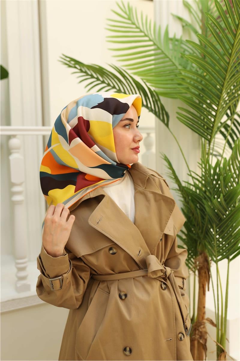 Silk Home Sura (Saten) İpek Eşarp 11398-S02