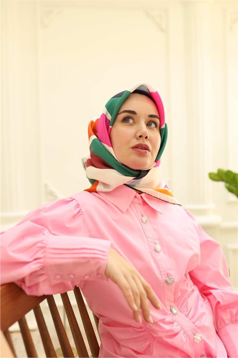 Silk Home Sura (Saten) İpek Eşarp 11398-S07