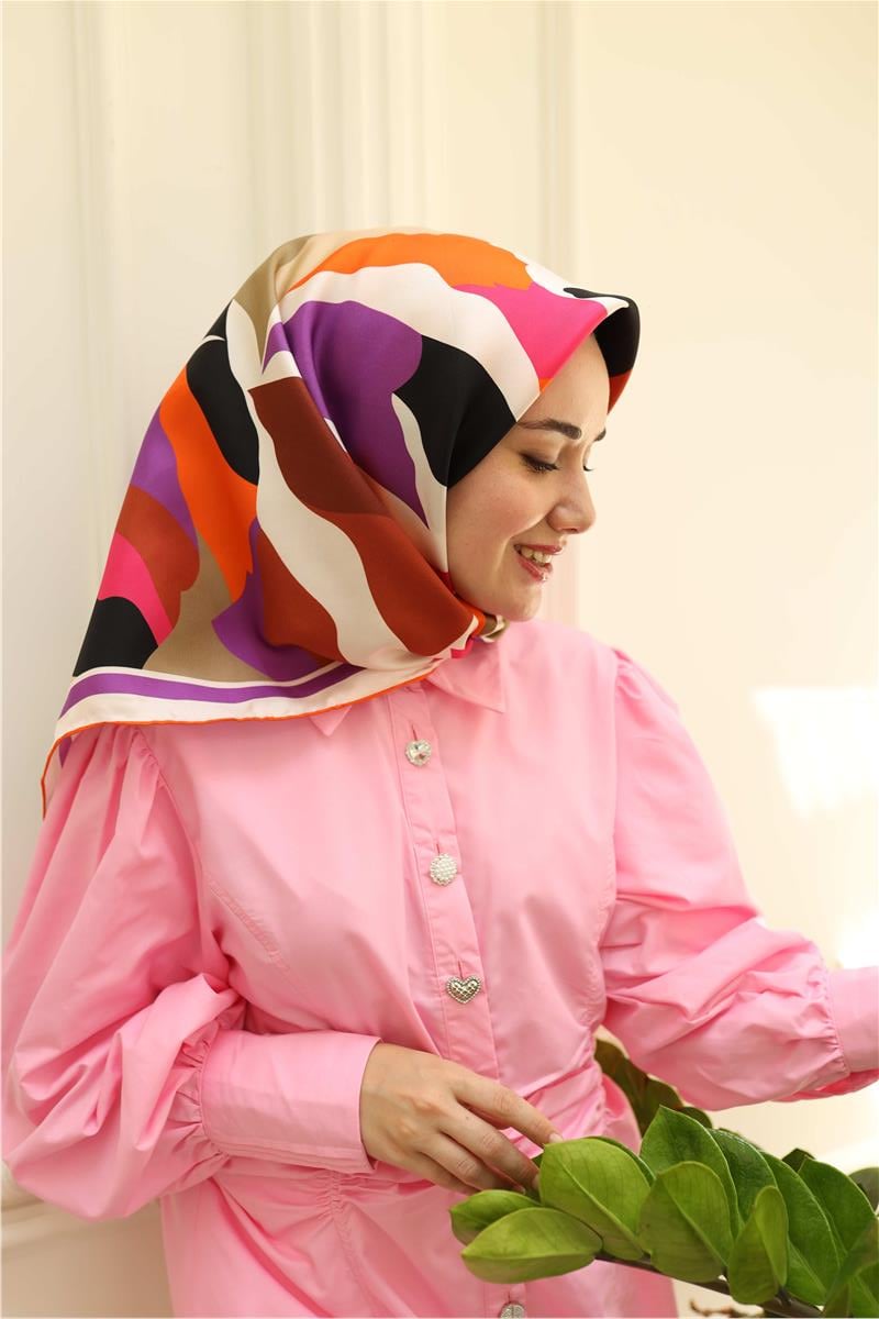 Silk Home Sura (Saten) İpek Eşarp 11398-S10