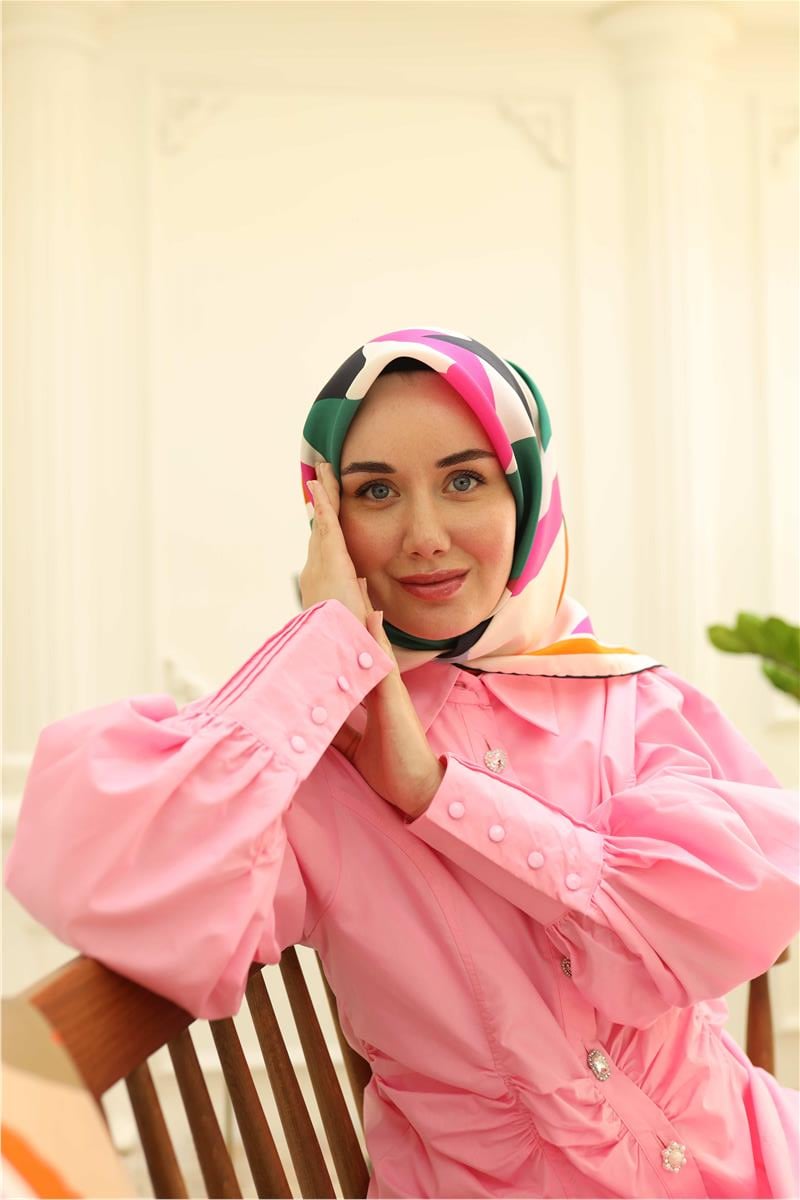 Silk Home Sura (Saten) İpek Eşarp 11398-S07