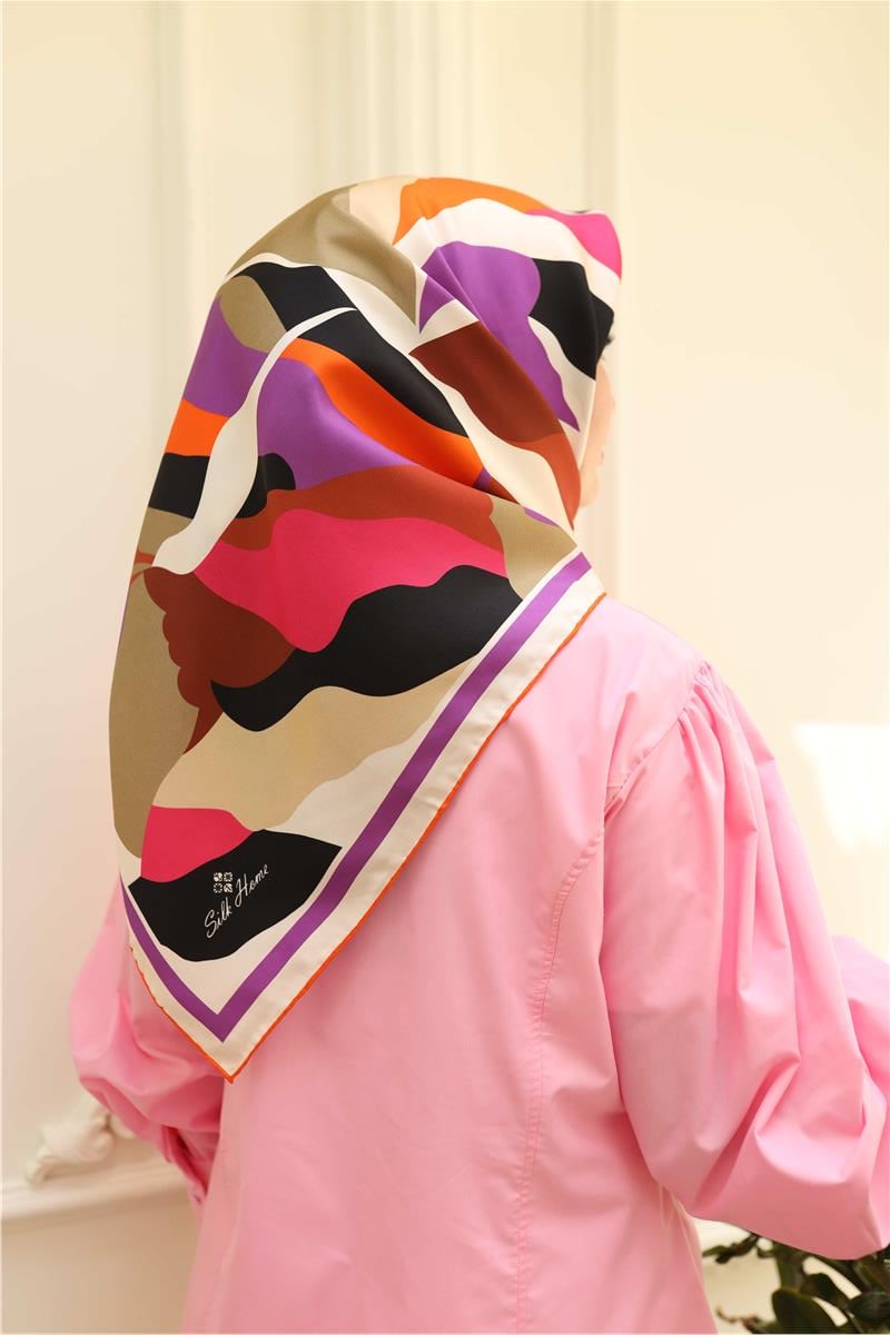 Silk Home Sura (Saten) İpek Eşarp 11398-S10