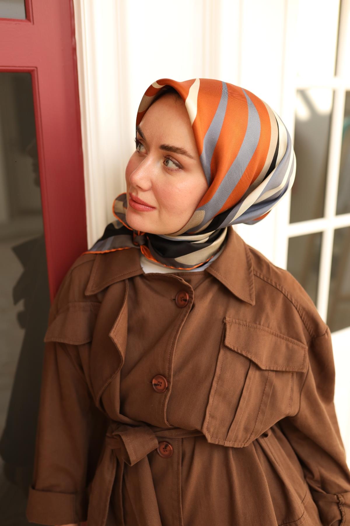 Silk Home Twill İpek Eşarp 11442-43