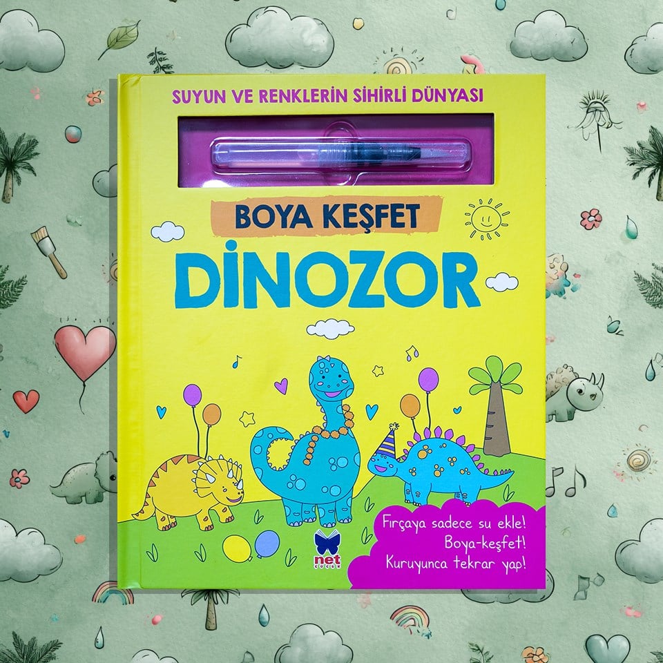 Boya Keşfet - Dinozor