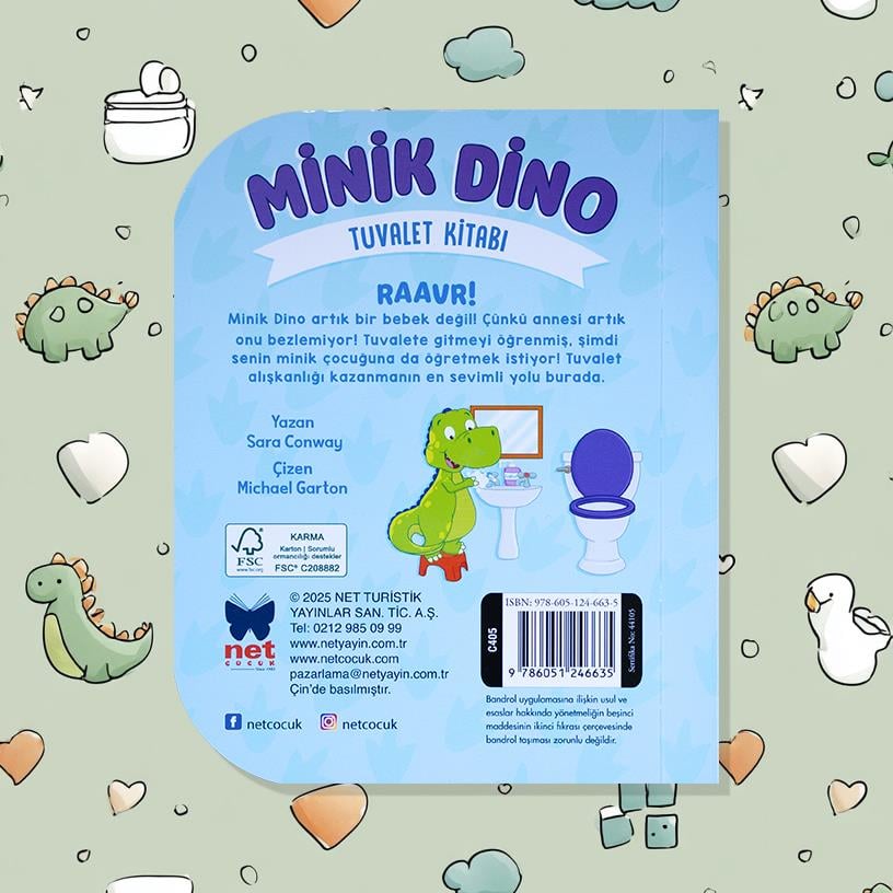 Minik Dino Tuvalet Kitabı