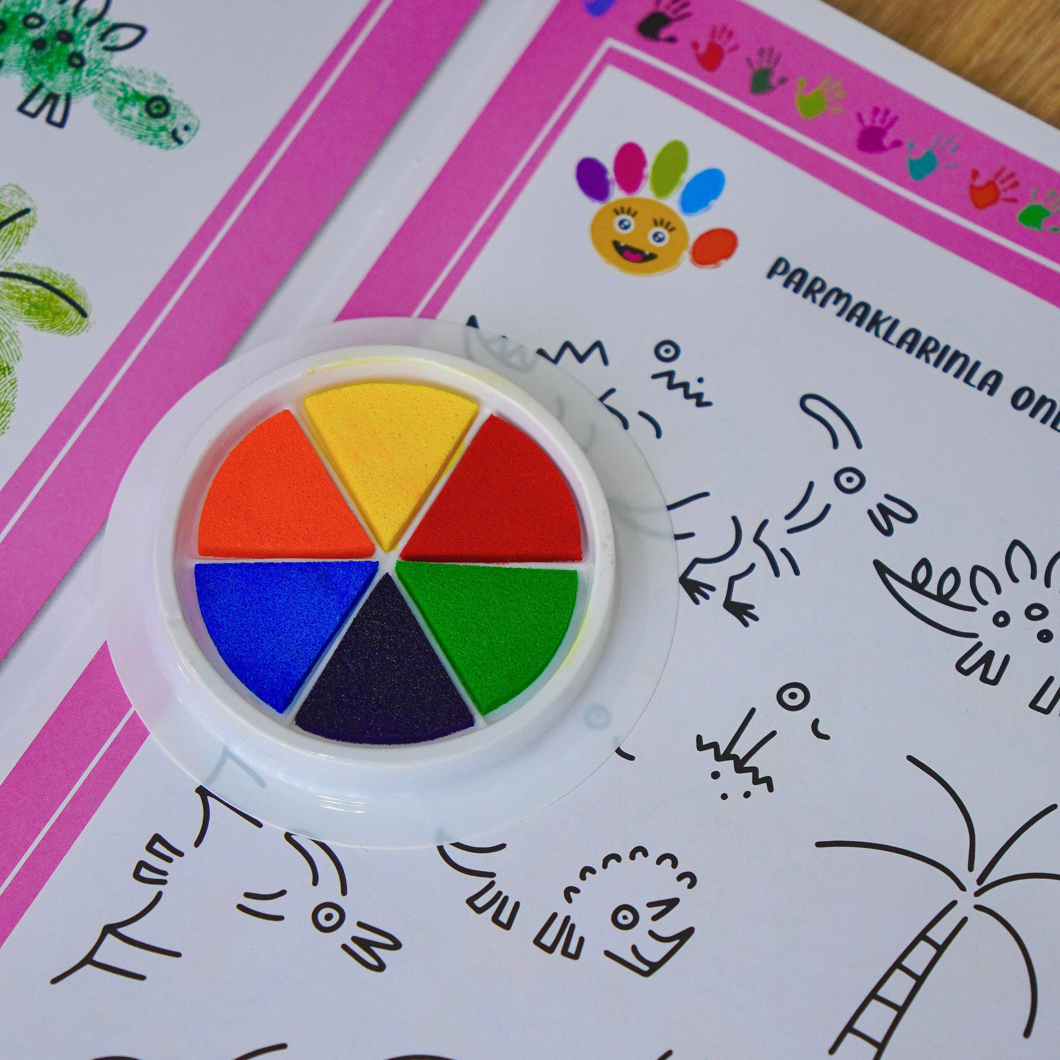 Parmak Boyama - Kırmızı