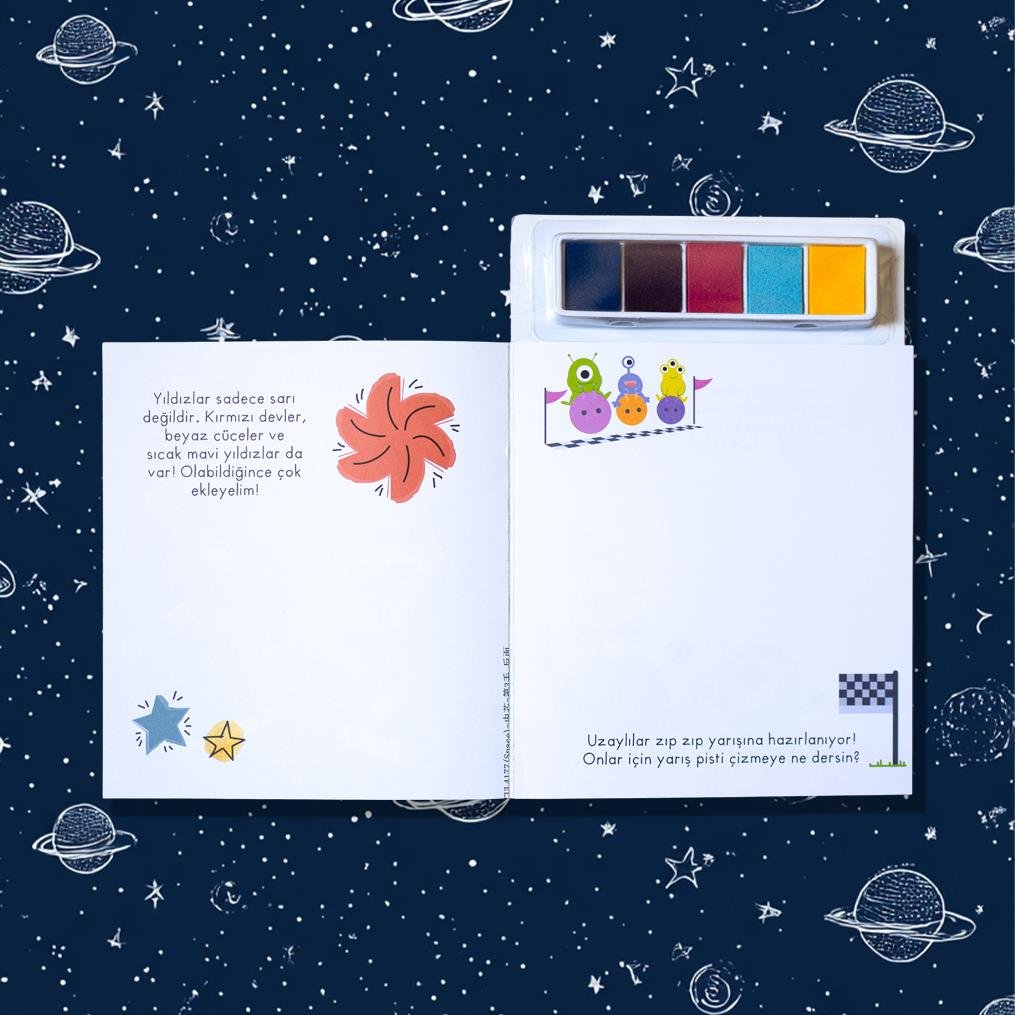 Parmak Boyama Uzay Macerası
