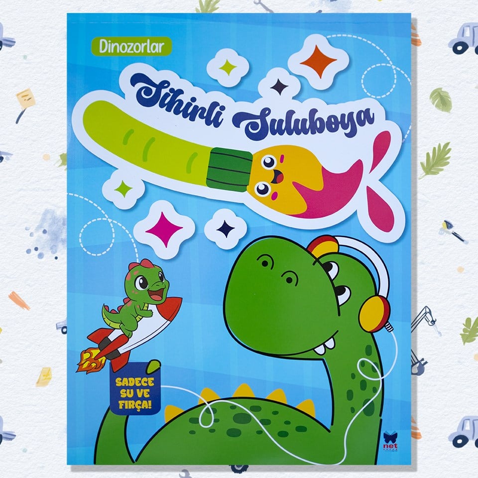 Sihirli Suluboya Mavi
