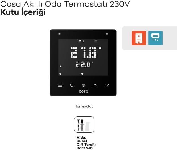 Cosa Akıllı Oda Termostatı 230V v5