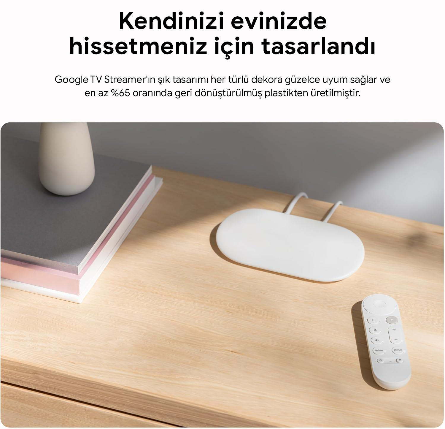 Google TV Streamer | 4K | 32 GB | Voice Remote
