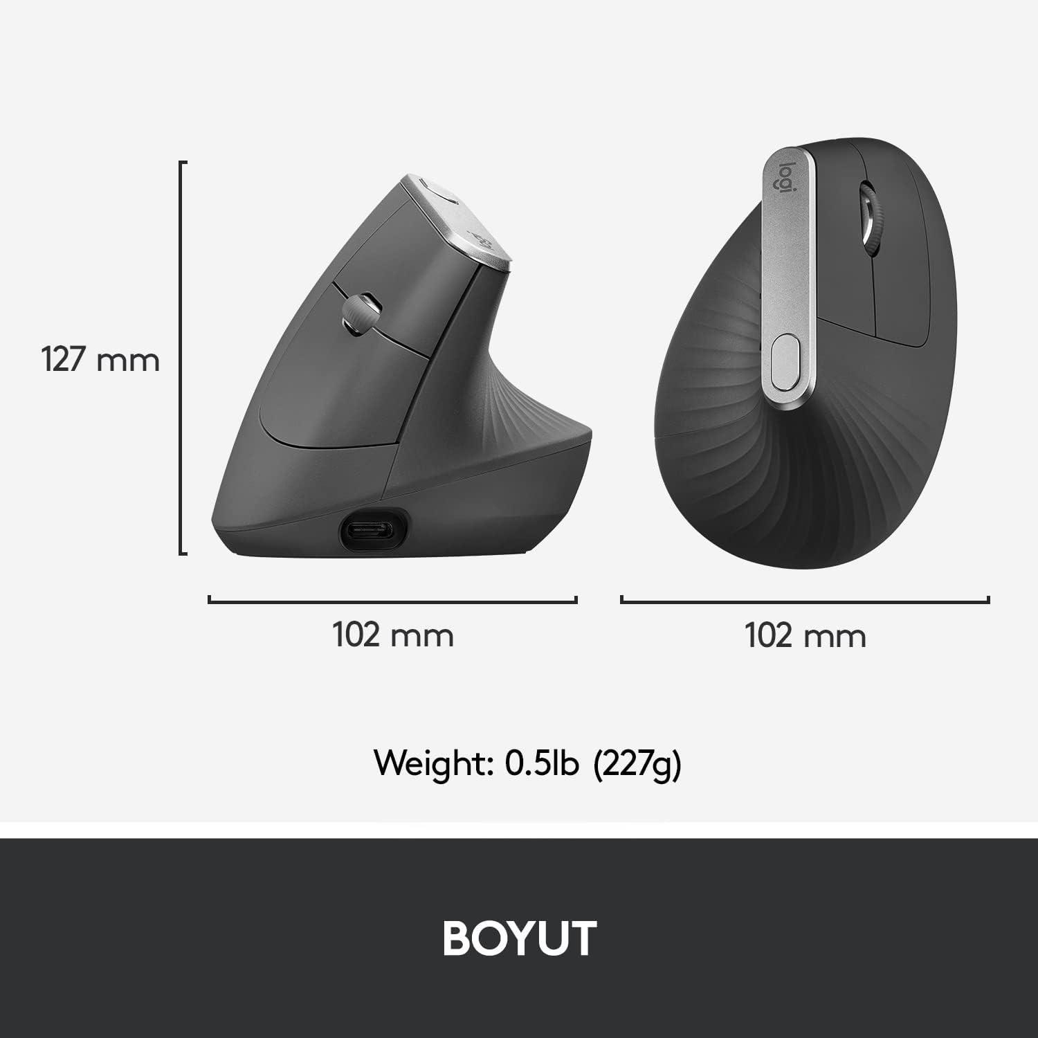 Logitech MX Vertical Advanced Ergonomic Ergo Mouse