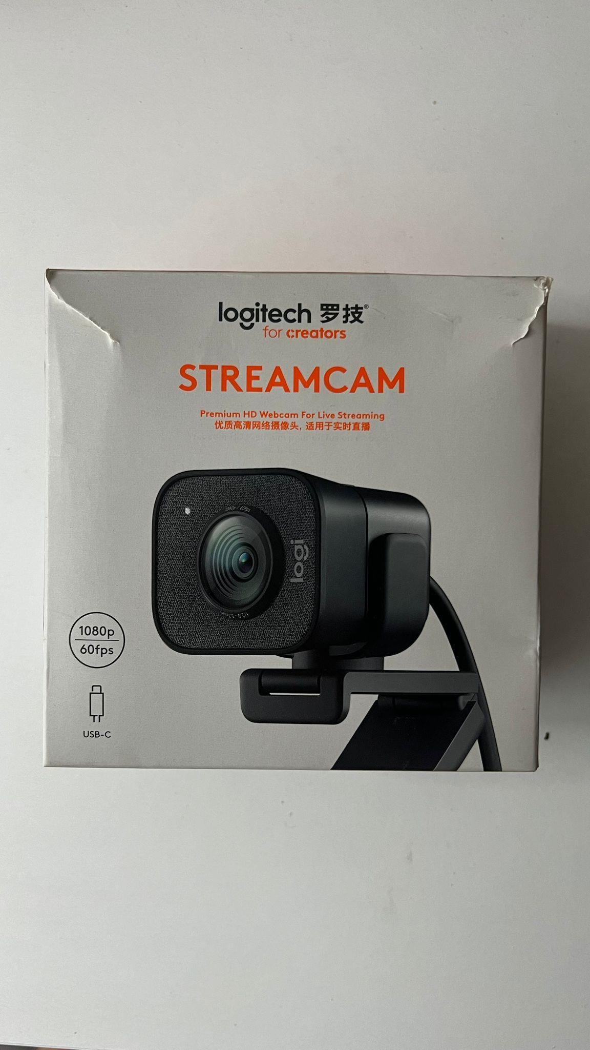 Logitech StreamCam, Full HD, Akıllı otomatik odaklama ve pozlama - Siyah (Outlet)