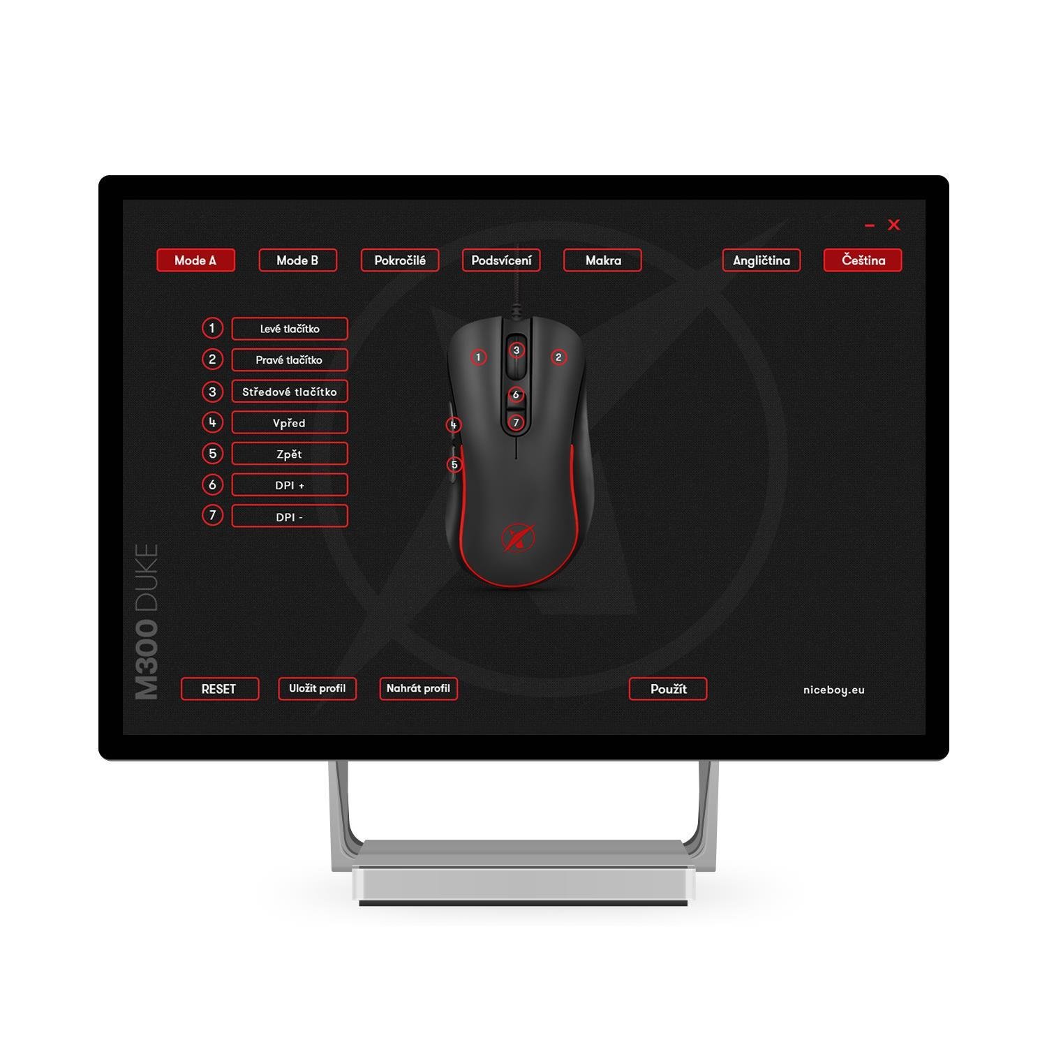 Niceboy ORYX M300 Duke 6400 DPI Kablolu Oyuncu Mouse