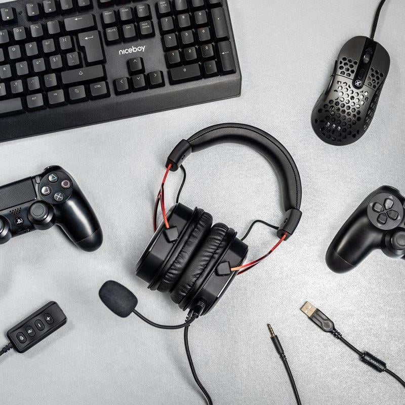 Niceboy Oryx X700 Legend Oyuncu Kulaklığı 7.1 Surround PC PS XBox