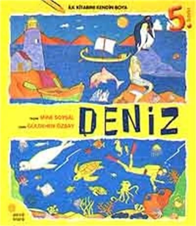 Deniz, Okumalı Boyama Kitabı
